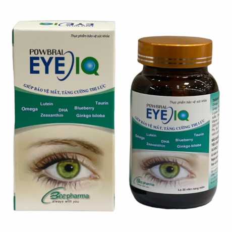 Thực phẩm bảo vệ sức khỏe Powbrain EYE IQ ( Lọ 40 viên )